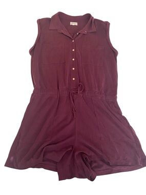 LOU & GREY WINE ROMPER SIZE XL